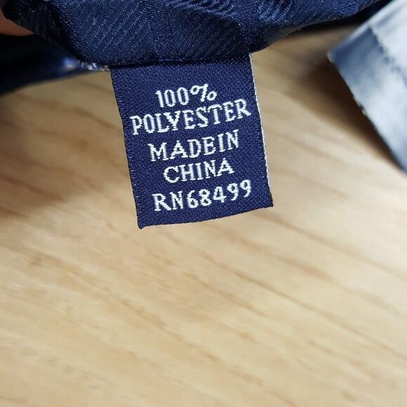 CLUB ROOM Mens Neck Tie Blue Diamond Linked Neat Micro Dot Classic Pointed - Picture 4 of 6